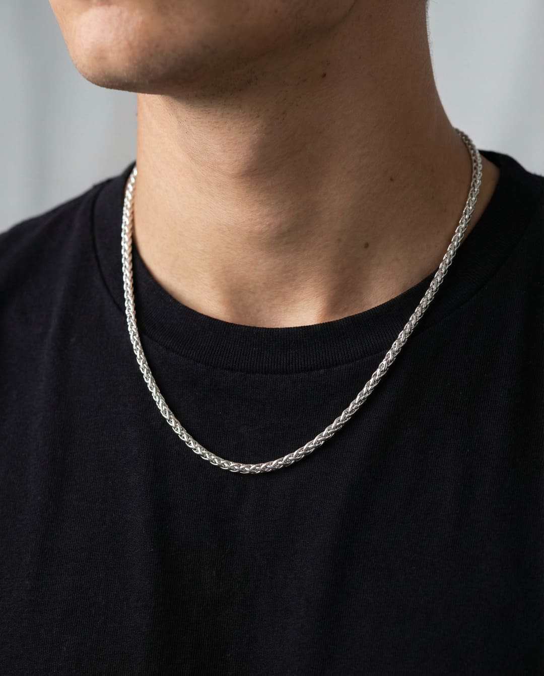 Wheat Necklace - Silver