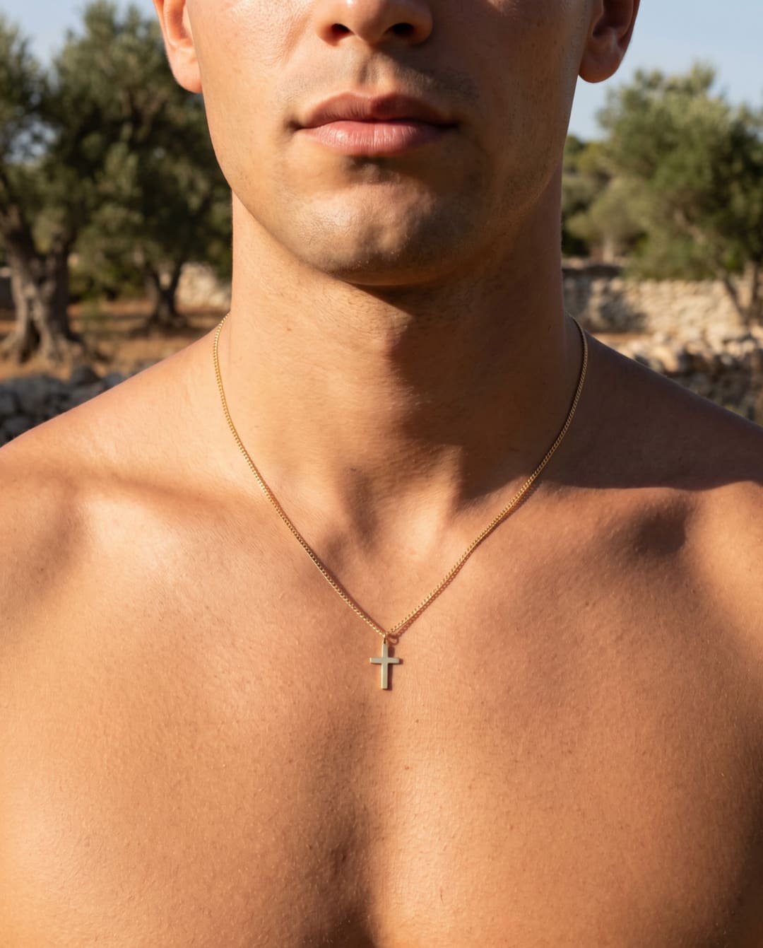 Kreuz Pendant - Gold