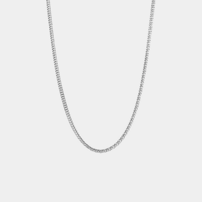 Panzerkette aus Edelstahl in Silber