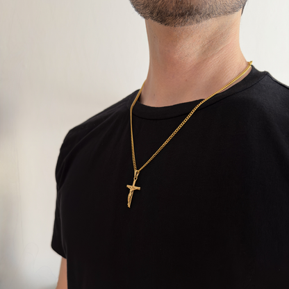 Kruzifix Anhänger - Gold