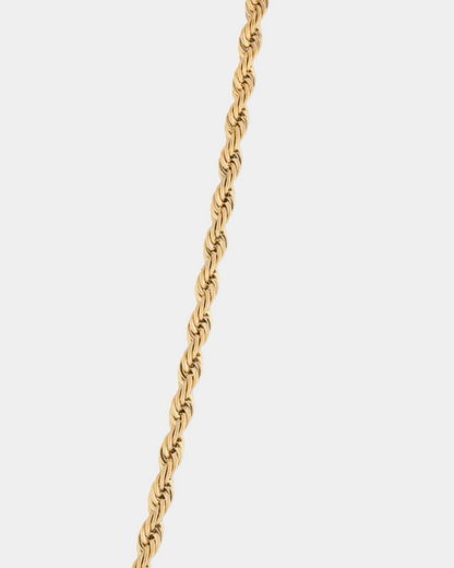 Rope Kette 3mm - Gold