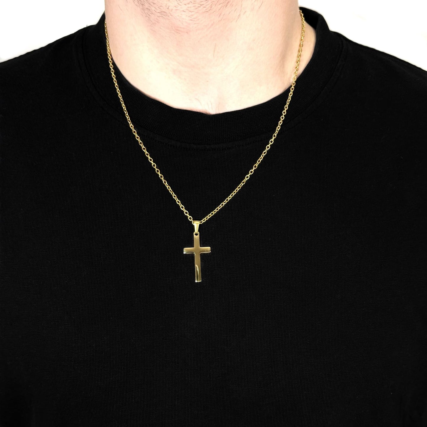 Kreuz Pendant - Gold